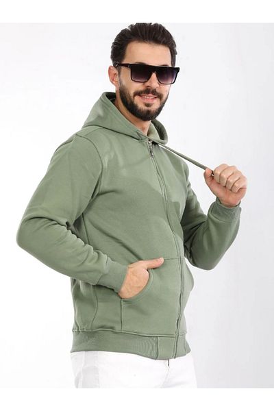 BERNEO Ανδρικό μπλουζάκι με φερμουάρ