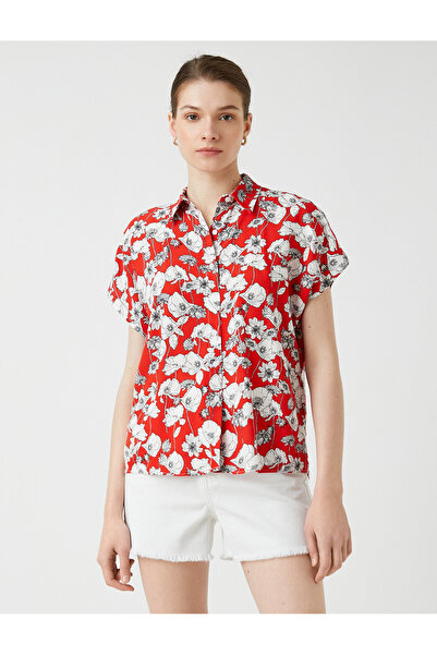 Koton Rövid ujjú, virágmintás ing