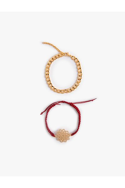 Koton Chain Bracelet Set - Pack of 2