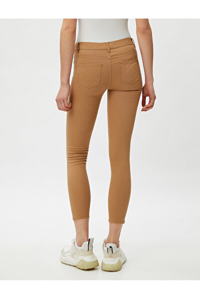 Koton Kadın Kahve Pantolon 9YAL41550MW