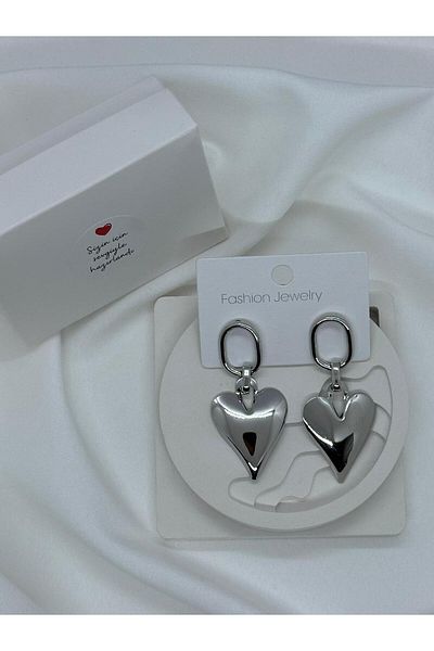 KUMRU BİJUTERİ Heart Design Ring Tube