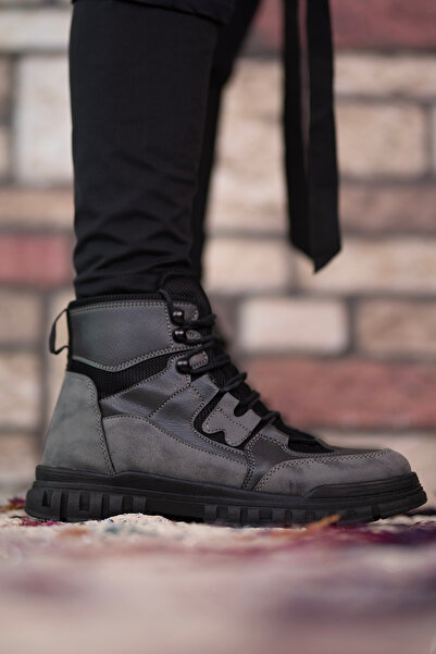 Riccon Μαύρα καπνιστά ανδρικά μποτάκια0012808