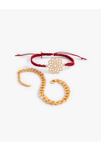 Koton Chain Bracelet Set - Pack of 2