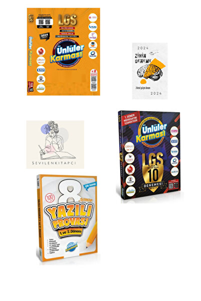 Ünlüler Karması Yayınları ÜNLÜLER KARMASI 8. SINIF LGS GENEL DENEME + YAZILI ...