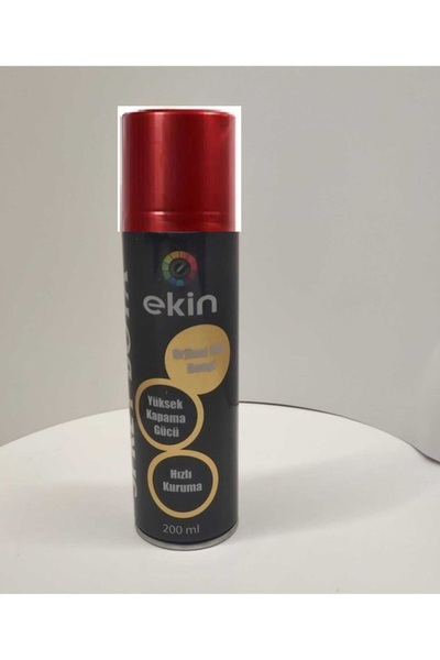Ekin EKİN BORDO RENK SPREY BOYA 200 ML  RAL RENGİ TÜM YÜZEYLERE UYGULANIR 1 ADET