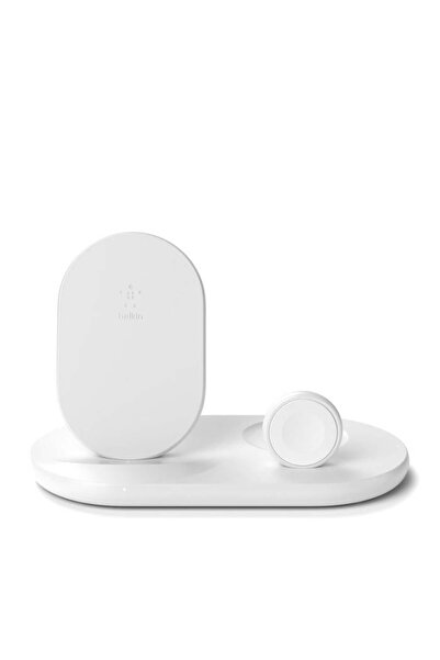 Belkin WIZ001VFWH 3in1 Magsafe Şarj Aleti - Beyaz