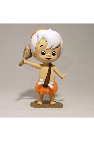 BamBam Sanat 3d Bambam Renkli Figür Taş Devri 30 Cm Mega Boy Bambam Moloztaş