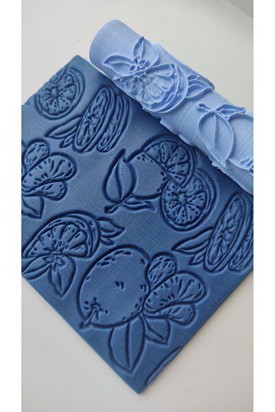 Roll3d Polimer Kil Desen Verici Merdane, Seramik Desen Oklavası, Polimer Kil ...