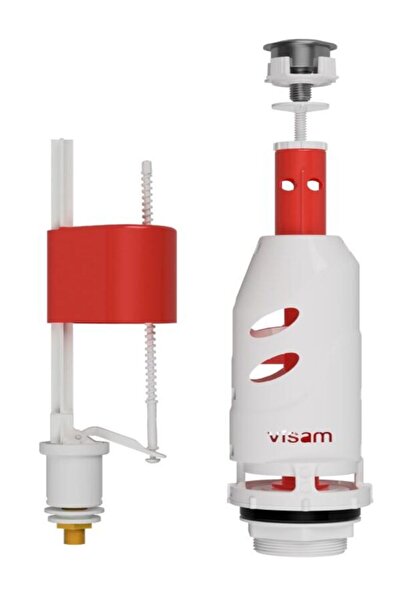 TOPALAKTİCARET Visam Teos Basmalı İç Takım Klozet Rezervuar İç Takımı -- Kloz...