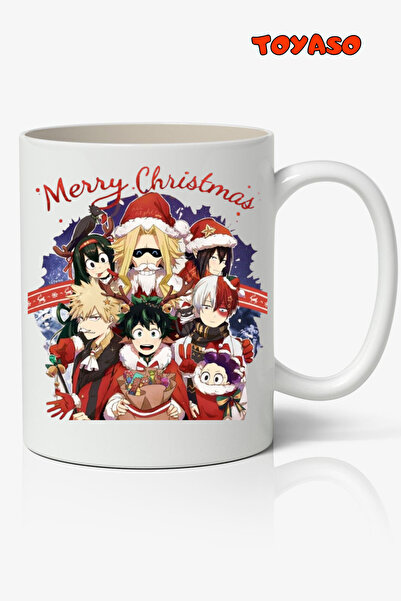 Toyaso My Hero Academia Christmas Themed - White Mug Cup for Gift for Lover a...