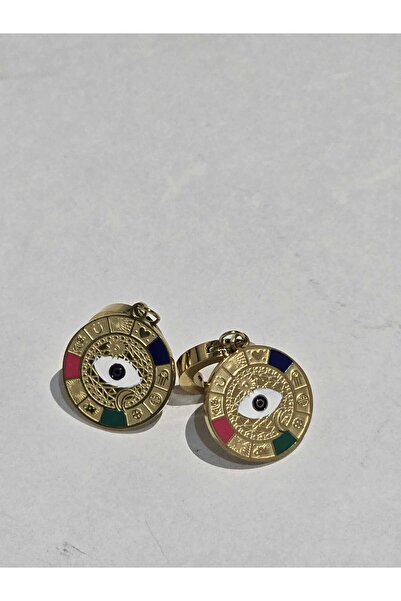 Çelik Eye of Horos - Steel Earring Design