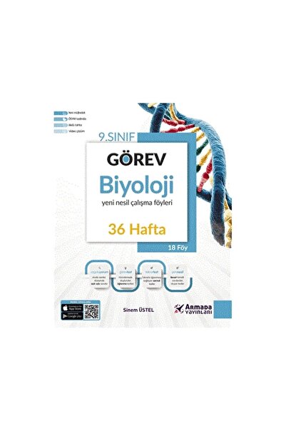 Armada Yayınları ARMADA 9.SINIF GÖREV BİYOLOJİ ÇALIŞMA FÖYLERİ (36 HAFTA)*YENİ*