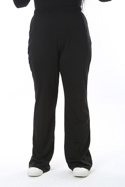 Şans Pantaloni de sport fără buzunar, cu talie elastică, de mărime mare, pentru femei 65N38555