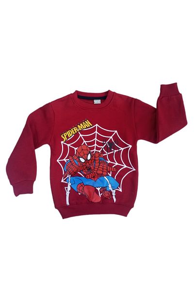 diamondstar Boy's Spiderman Printed 5/8 Years Tracksuit Set