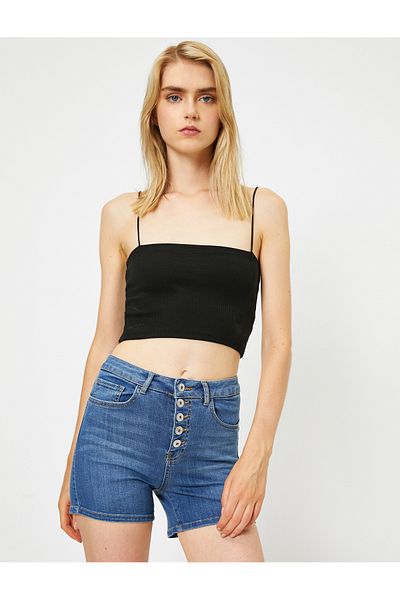 Koton Jean Shorts - zsebrészletekkel
