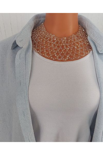 Virgo Crystal Honeycomb Necklace