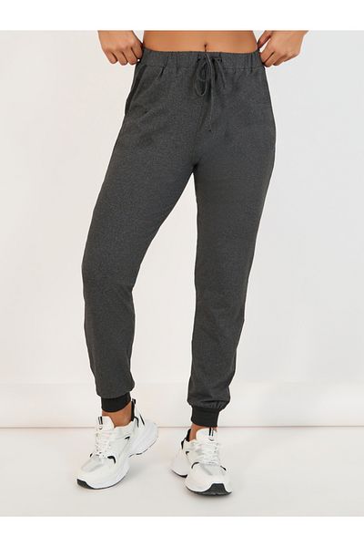 Styli Melange Contrast Pocket Trim & Cuff Joggers