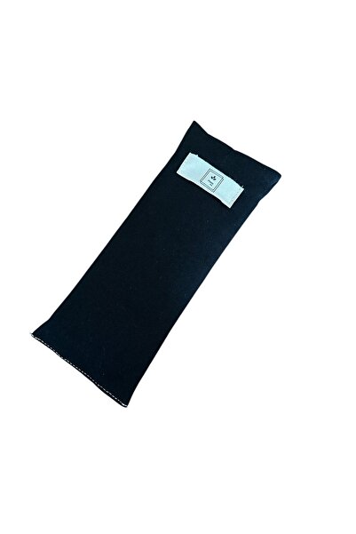 Poros Store وسادة وشريط للعين باللون الأسود معتمد من Oeko-tex