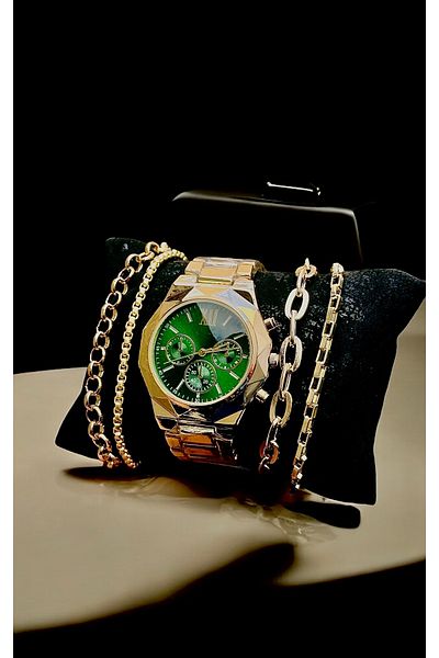 pullmarkt 4 Pieces Bracelet + Casual Series - Wrist Watch