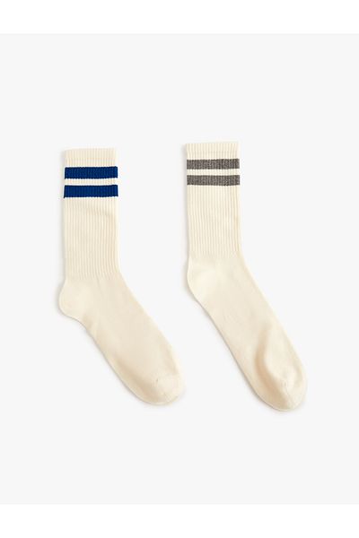 Koton Tennis Socks 2 Pack Multicolored