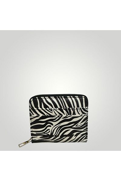 UCR HOME Zebra Pattern Faux Leather Women's Wallet