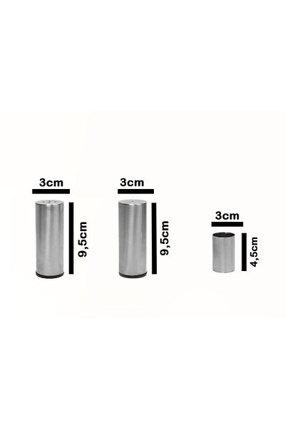 KT HOME Salt and Pepper Shaker Spice Cafe Restaurant Hotel Tea Garden Diner Toothpick Set Stainless Steel 132