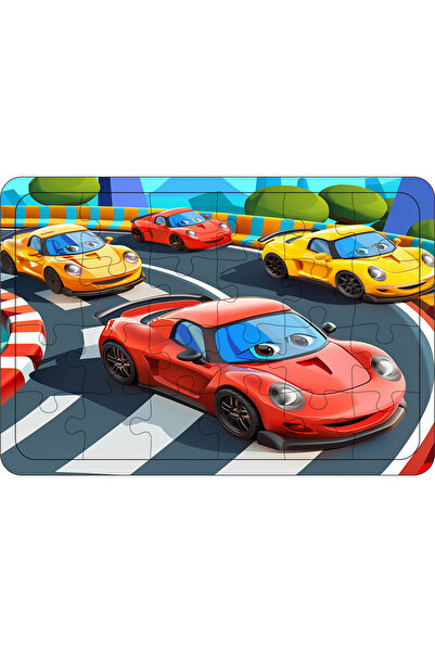 ASE DİZAYN Çocuklar Için Eğitici Ve Öğretici Ahşap Renkli Puzzle(yapboz) 1 ad...