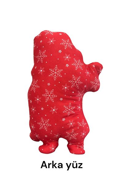 Yenigeldi 1Pc 40cm Santa Claus Cat Christmas Pillow Christmas Ornament