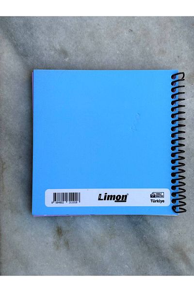 LİMON DEFTER Bloc de note cu copertă cartonată (17x17)