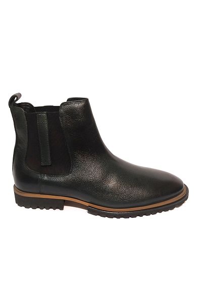 Mira Deri Genuine Leather Dark Green Men's Chelsea Boot