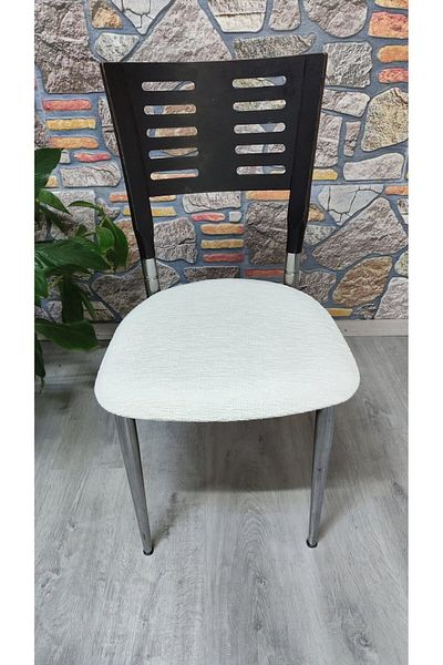 COVER TEKSTİL 4 τμχ Σιδερένιο κάλυμμα καρέκλας τραπεζαρίας Ύφασμα ζακάρ