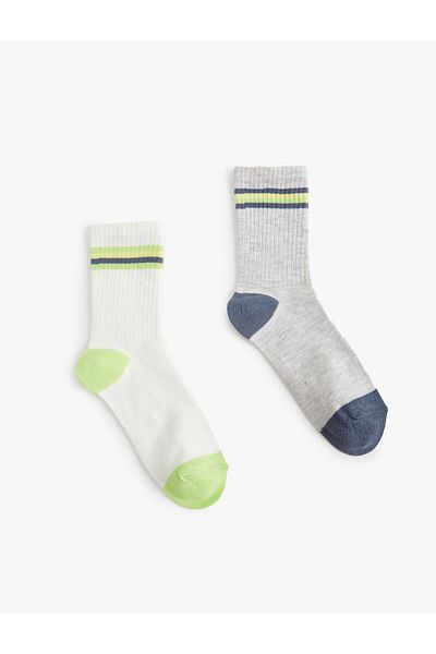 Koton Set of 2 Socks Printed
