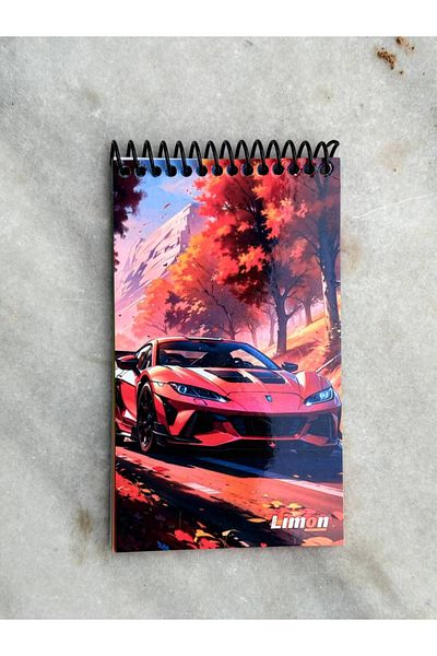 LİMON DEFTER Paperback Spiral Notepad (16X10)