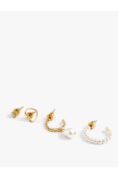 Koton Ball and Hoop Earrings Set of 6