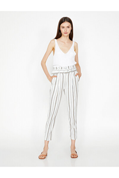 Koton Ριγέ παντελόνι