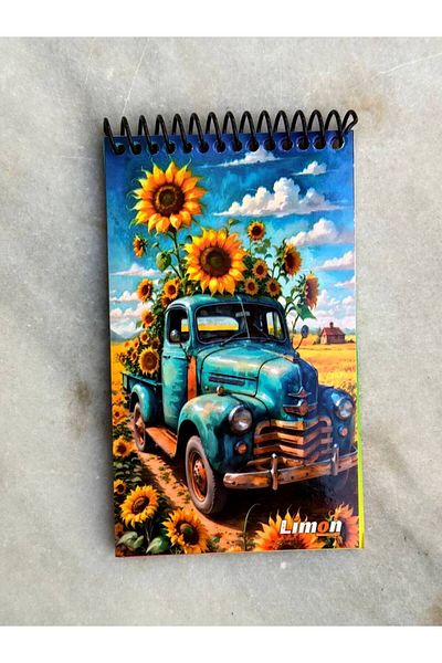 LİMON DEFTER Paperback Spiral Notepad (16X10)