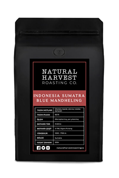 Indonesia Sumatra Blue Mandheling Yöresel Kahve 500 G.