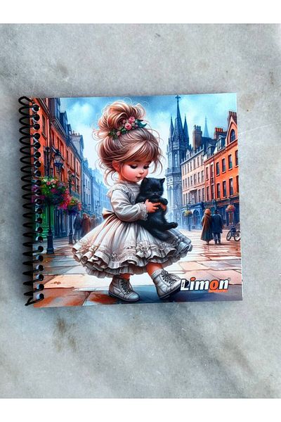 LİMON DEFTER Bloc de note cu copertă cartonată (17x17)