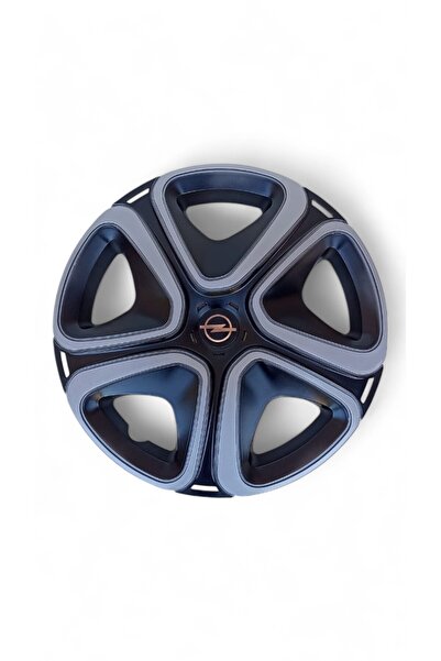 Gülcan Auto Opel Corsa/Vectra/Astra 16 inç JANT KAPAĞI SETİ-C3Gri&Siyah