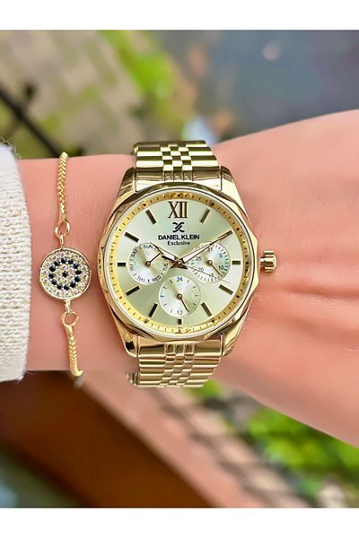 Daniel Klein Exclusive Series Women's Wristwatch. Internal Functions Active, Stylish and Durable Steel Band