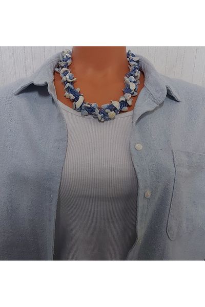 Virgo Mother of Pearl Stone Necklace