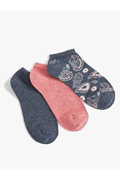 Koton Комплект чорапи ботуши с цветни шарки от 3 части