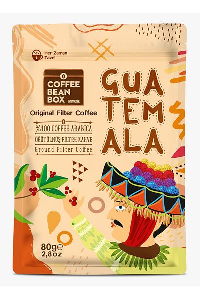 Altıntelve Guatemala Filter Coffee 10 X 80 g Economic Package