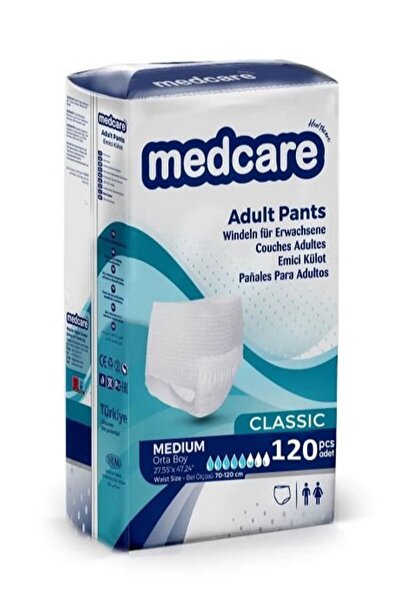 MEDCARE Emici Külot 120 Adet Medium