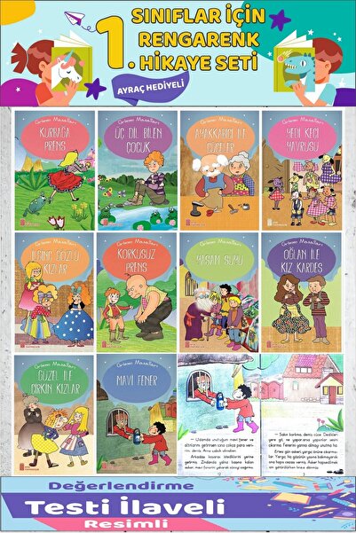 Ata Yayıncılık 1.Sınıf Okumayı Sevdiren 10 lu Hikaye Seti 5