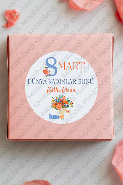 sanatıbedi 50 bucăți autocolant tematic pentru Ziua Internelor de 8 martie - ...