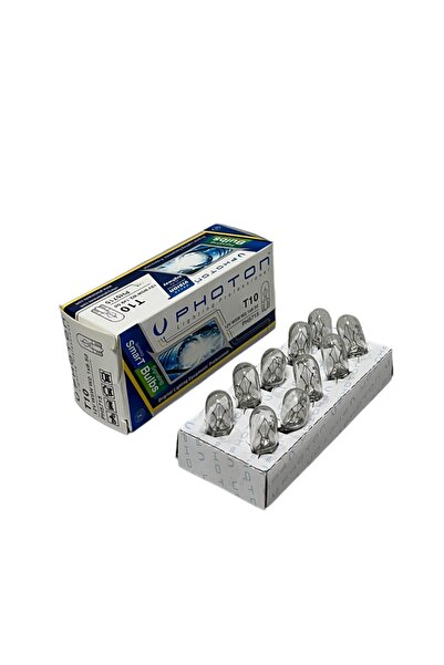 Photon T10 12V W5W Dipsiz Minyatür Ampul 10 Adet