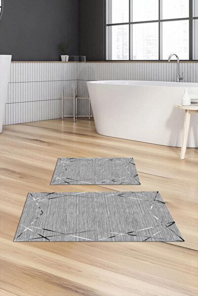 Viyana Home Ψηφιακή εμπριμέ αντιολισθητική βάση που πλένεται, χαλάκι μπάνιου,...