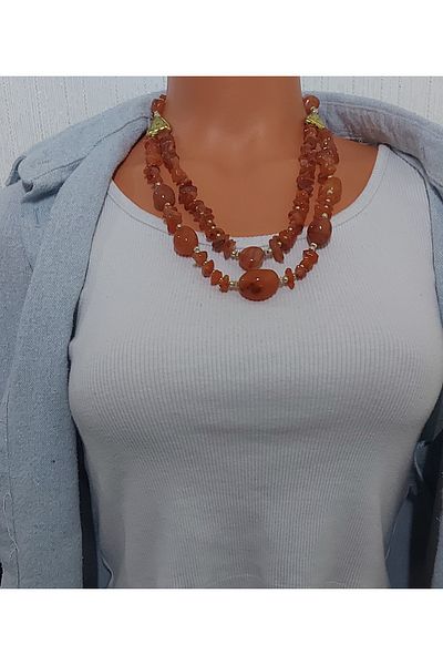 Virgo Agate Stone Necklace