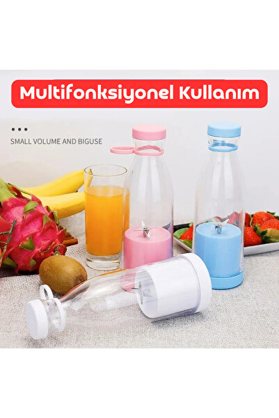 İK Kuzey Taşınabilir Şarjlı Smoothie Blender, Portatif Blender (350 ml)